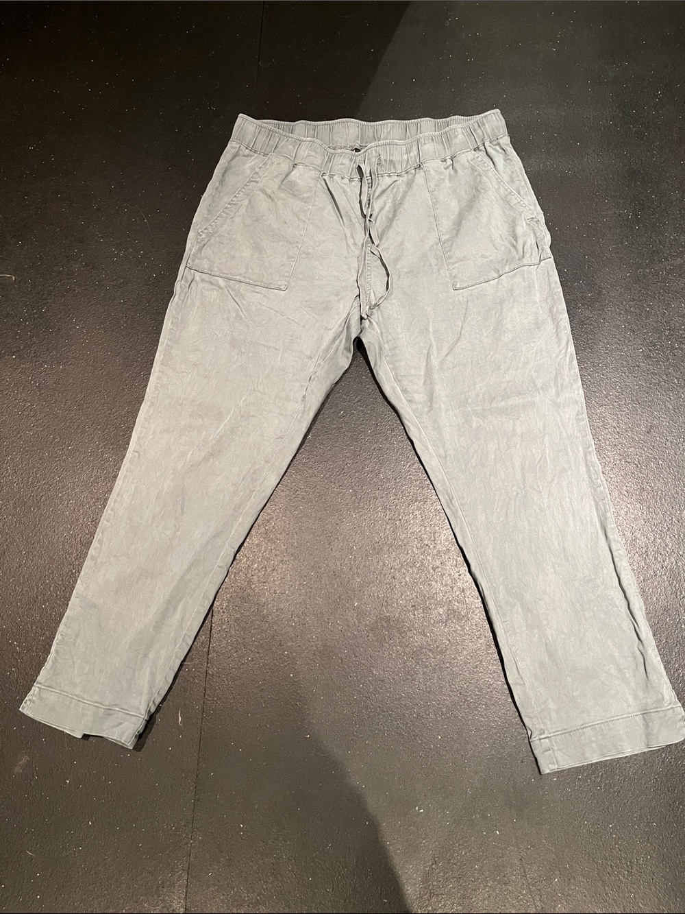 Buffalo David Bitton Men's Light Green Drawstring Jogger Pants